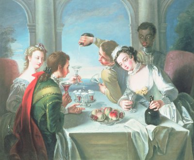 The Five Senses: The Sense of Taste, after Philippe Mercier by French School